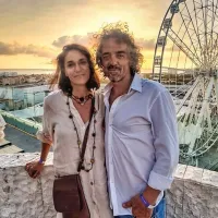 

Z ženo Barbaro sta uživala v Mehiki.