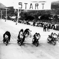 Motoristične dirke v Novi Gorici na Kidričevi ulici  