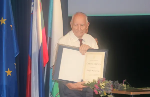 Jurij Kunaver, častni občan Občine Bovec.