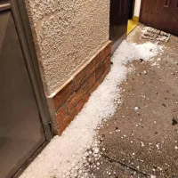 Toča v Vipavi