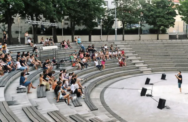 S stand upom Gašperja Berganta se je pretekli teden pričel 28. 
Mladifest.