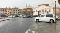 Veliki trg je tokrat zalila meteorna voda. 