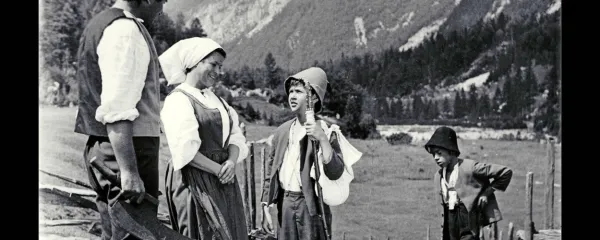 Film Srečno, Kekec so večinsko posneli na Primorskem. (Foto: 
arhiv Slovenske kinoteke; ©Slovenski filmski center) 