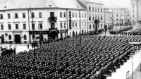 Italijanska vojska je v času okupacije Slovenije razkazovala moč tudi na paradi.