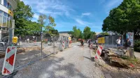 Križišče Rejčeve in Cankarjeve je že mesece gradbišče, stanovalcem že počasi načenja živce. 