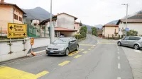 Najtežji del, tudi zaradi zapore in omejitev v prometu  bo prečkanje 
mostu in državne ceste v Plavah. 