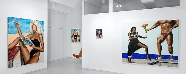 Del razstave Exit mladega primorskega  umetnika Evgena Čopija 
Goriška v galeriji Duve Berlin 