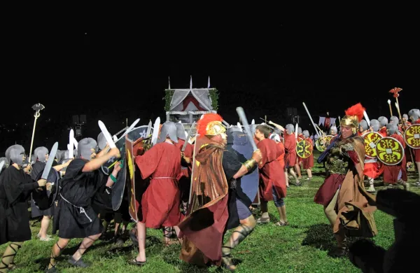Občina Ajdovščina je za 2025 napovedala novo uprizoritev bitke, ki 
je z zmago  rimskega cesarja Teodozija nad Evgenijem pomenila 
dokončno zmago krščanstva v rimskem imperiju.