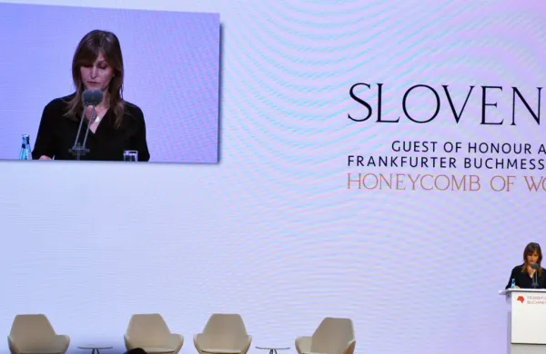 Na odprtju Frankfurtskega knjižnega sejma je govorila tudi Novogoričanka Miljana Cunta.