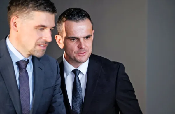 Peter Gregorčič in Matej Avbelj