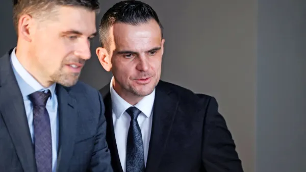 Peter Gregorčič in Matej Avbelj