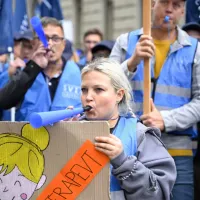 Ob protestnem shodu Sviza na svoj položaj posebej opozorili svetovalni delavci