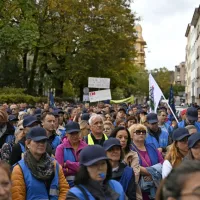 Ob protestnem shodu Sviza na svoj položaj posebej opozorili svetovalni delavci