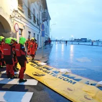 “Ni se še zgodilo, da bi ob takšni poplavi Tartinijev trg ostal suh” (FOTO+VIDEO)
