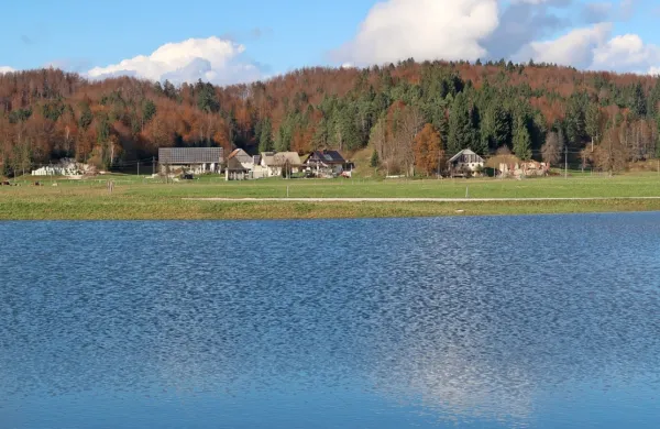 Nadpovprečna količina dežja je po zadloškem polju posejala obilo velikih jezer, ki pa za razliko od poplav 
v preteklosti hiš niso odrezala od sveta. 