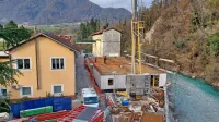 V Zalogu gradijo  stanovanjski blok s sedmimi stanovanji in 
prostori  za depo Tolminskega muzeja. 