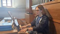 Organist Gašper Kastelic si želi, da bi pregarska cerkev sčasoma 
postala središče kulturnega dogajanja v okoliških vaseh.