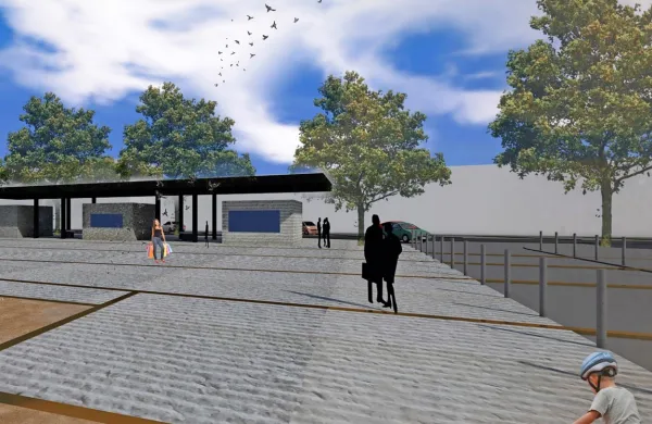 V sklopu gradnje inkubatorja bodo na južnem delu Mestnega trga uredili tudi promenado.