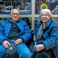 Otvoritve razstave sta se udeležila tudi nekdanja igralca SNG Nova 
Gorica Bine Matoh in Teja Glažar.