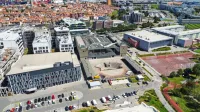 Bazenski kompleks in Arena Bonifika iz ptičje perspektive