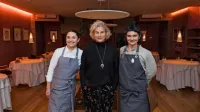 Chiara Pavan (Venissa, Benetke), Ana Roš Stojan (Hiša Franko, Staro selo) in Karime Lopez (Osteria Gucci, Firence - leve) so združile 
moči za skupno gastronomsko pripoved v Starem selu pri Kobaridu.   