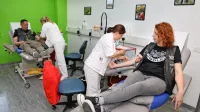 Člani in članice Moto kluba Kondor so v  Centru za transfuzijske 
dejavnosti že domači, saj so tokrat kri organizirano darovali že 
štiridesetič.