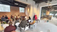 Prva testna prireditev, ko so v prostoru še potekala zaključna dela, je bila predstavitev Izvestja sodelavk in sodelavcev ZRC SAZU, raziskovalne 
postaje v Novi Gorici.