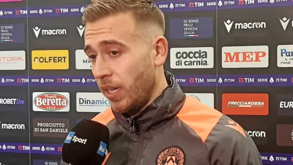 Sandi Lovrić je imel vidno vlogo ob zmagi Udineseja na zadnji 
tekmi v letu 2023.