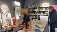 V Trstu je mnoge navdušila neavtorizirana razstava uličnega umetnika in grafitarja  Banksyja. 