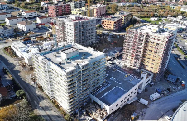 Med Olmom in Šalaro nastaja nova koprska stanovanjska soseska.