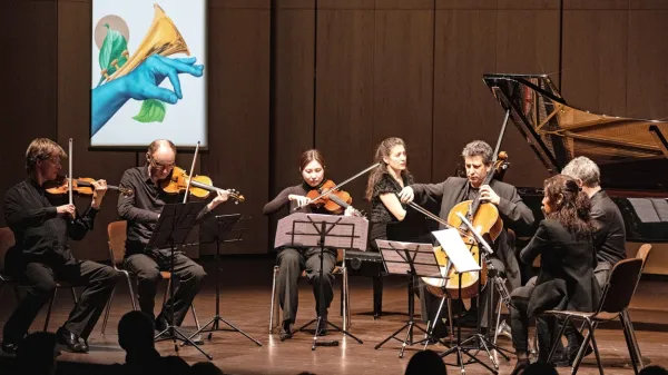 V Kulturnem domu Nova Gorica je nastopil odličen komorni sestav, Ansambel Albana Berga z Dunaja.