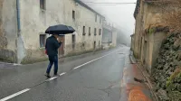 Na nevarnem odseku se je zgodila prometna nesreča le dan pred 
našim obiskom.