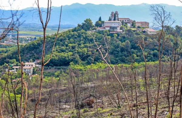 Prek QR kod  bodo pohodniki lahko      dostopali do informacij o 
zanimivostih ob poti, kot je Mirenski grad. 