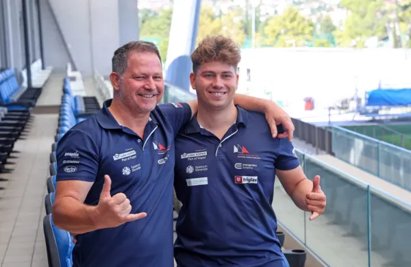 Rajko in Toni Vodišek, oče in sin, trener in šampion