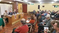 Predstavitev v slovenščino prevedene knjige je pritegnila veliko 
zanimanja udeležencev iz obeh Goric.