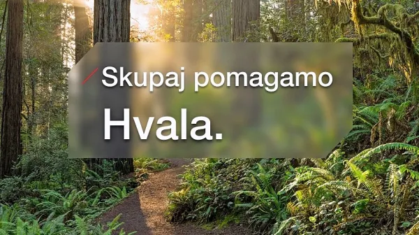 Hvala, ker skupaj ohranjamo zelena pljuča Slovenije