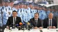 Podrobnosti kriminalistične  preiskave  so predstavili Damjan Apollonio iz uprave kriminalistične policije, 
državni  tožilec  Izidor Rojs  in   vodja mariborskih kriminalistov Stanko Vidovič (z leve).