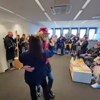 Kitajci iz Marezig v Kopru odganjajo zimo (VIDEO)