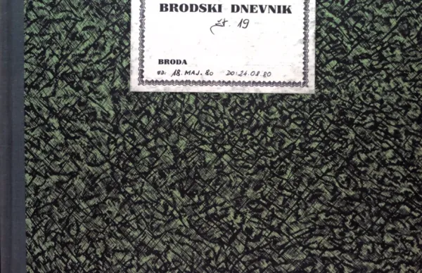 Platnica ladijskega dnevnika trgovske ladje št. 19