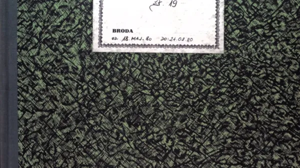 Platnica ladijskega dnevnika trgovske ladje št. 19