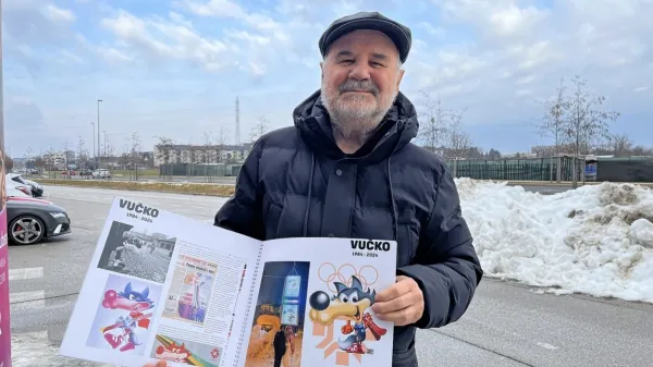 “Še danes me marsikdo kliče Vučko,” pravi Jože Trobec, avtor 
maskote.