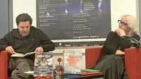 Tibor Hrs Pandur je prebral tudi nekaj poezij iz njegove zadnje pesniške zbirke z naslovom Psyops.