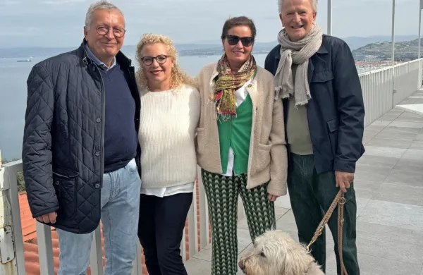 Rojakom v Nemčiji in Avstriji bodo Istro približali (z leve) Jana in 
Uwe Gabriel ter Astrid in Folke Tegetthoff.