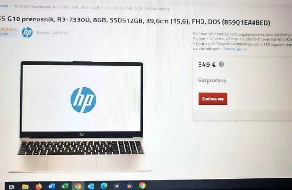 To je prodajna cena za en računalnik, kakšna je bila nabavna cena 
pri 3250 računalnikih? 

