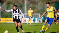 V Rogaški Slatini je bilo jeseni 0:1: levo je prvi strelec domačih Nejc Gradišar, ki zdaj igra na Madžarskem,  desno pa trenutno poškodovani Franjo 
Prce. 