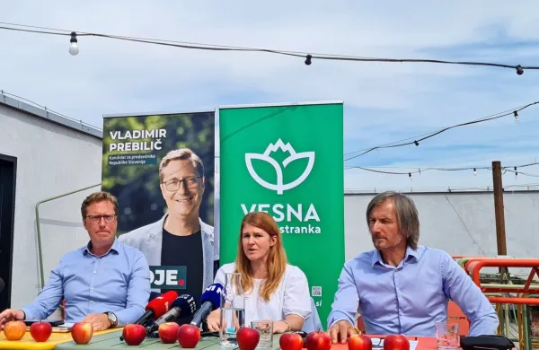 Vladimir Prebilič ostaja osrednji adut Vesne. Preizkusil se je že na 
predsedniških volitvah 2022.