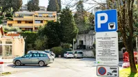 Parkirišče za Splošno plovbo v Portorožu. 