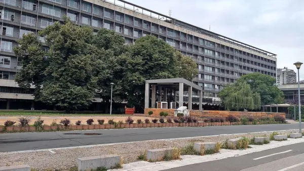 Hotel Jugoslavija je ohranil popolnoma enako socialistično podobo. 