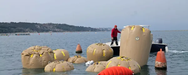 Na globini 12 metrov, čisto blizu ribogojnice Fonda, bo podvodna 
struktura pospeševala razvoj inovativne in trajnostne večtrofične 
akvakulture in morskega življa. 