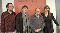 Pesniška tovarišija (z desne): Miljana Cunta, Marko Kravos, Ines Cergol in Gašper Malej